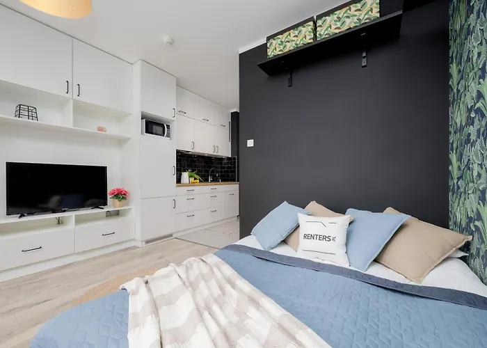 Piekne Studio Z Balkonem Dla 2 Osob W Warszawie By Noclegi Renters