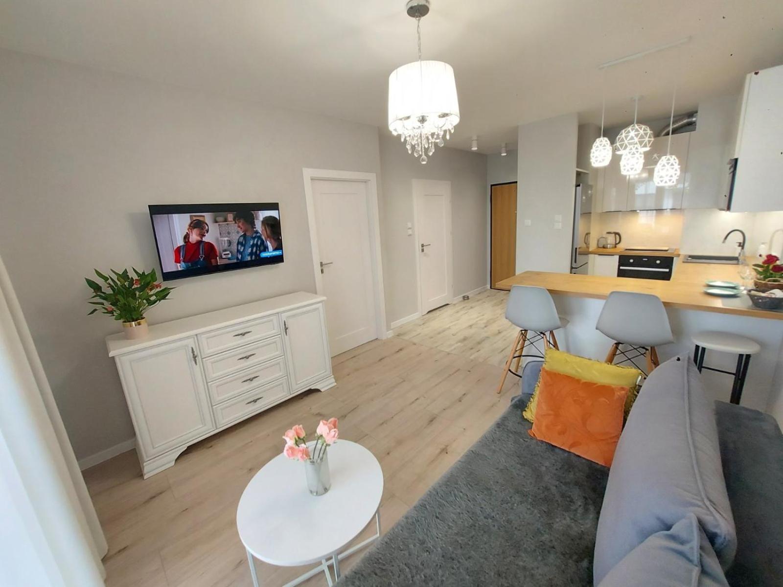Lux 2 Pokojowe In Z Bezplatnym Podziemnym Parkingem Apartment Warsaw