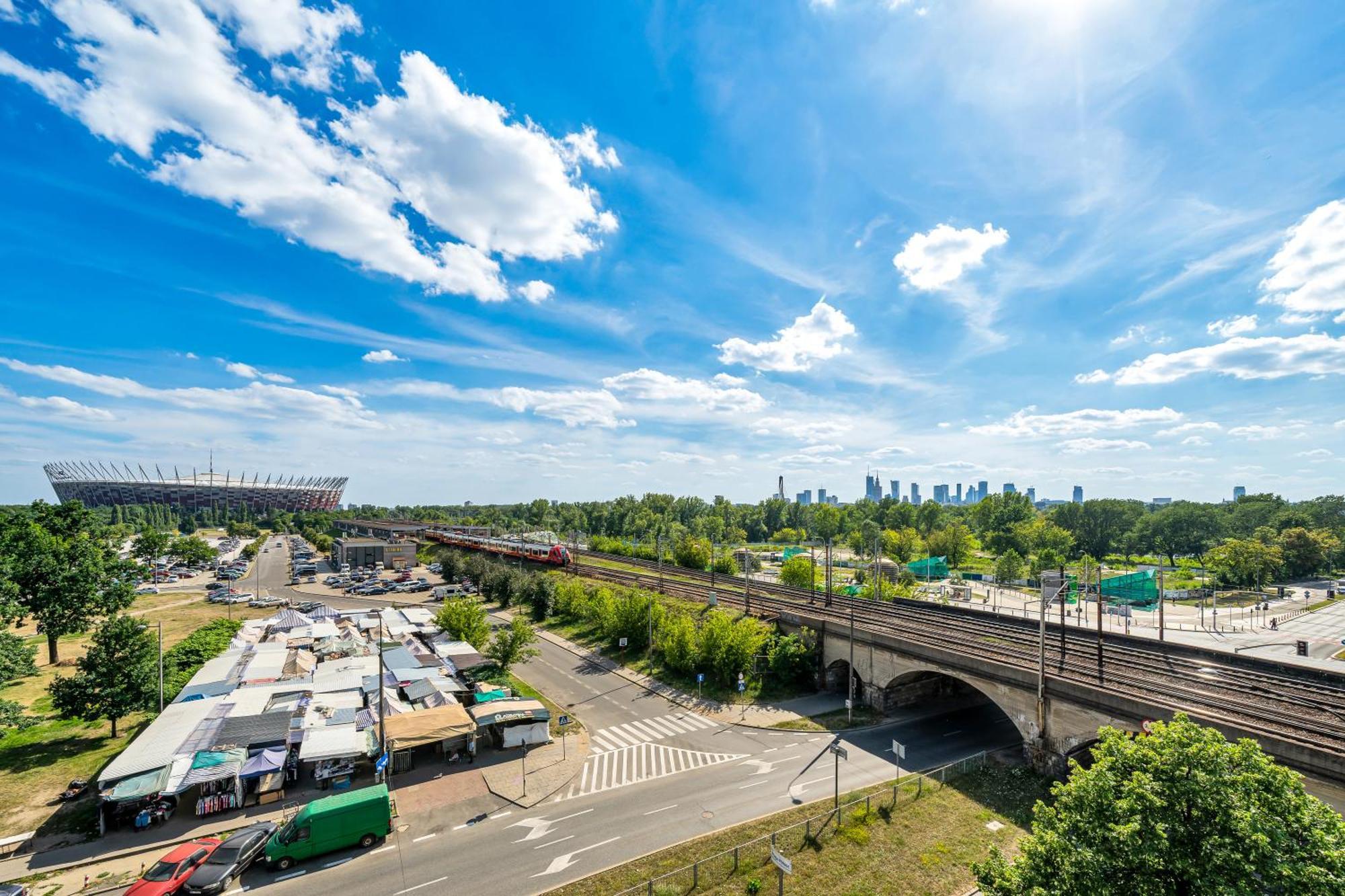 Stadion - 50m2, Parking, View - By Rentujemy * Warsaw