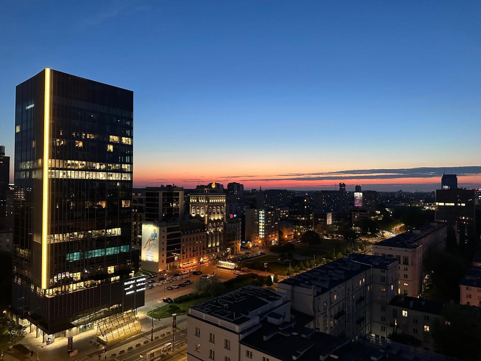 View Centrum Metro X2 Wifi 600 Mbs Smart Tv Panorama Miasta Căn hộ Warsaw