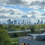 Warsaw Downtown View 3 Rooms 60M2+ Free Garage 2Km Old Town Metro 9Min Tram