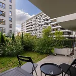 Warsaw Airport Studio With Private Terrace