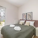 Modern Urban Apart Wola With Green Tarrace Wwa69