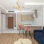 Modern Urban Apart Wola With Green Tarrace Wwa69