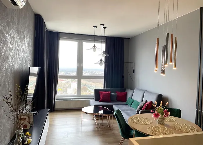 Praga 23Rd Floor High-Class Apartment