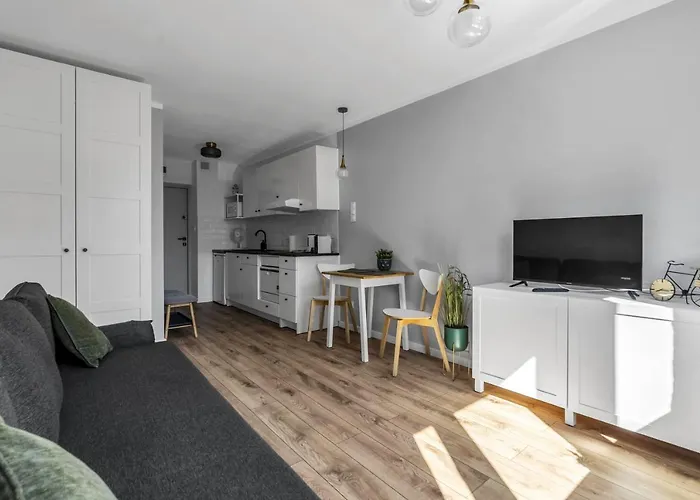Warsaw City Center Studio - Park, Subway Nearby - By Rentujemy