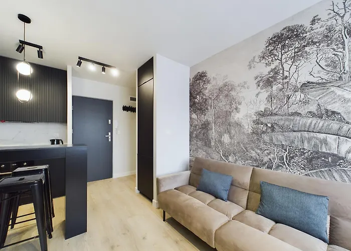 Modern Studio With Wifi In Warsaw By Noclegi Renters
