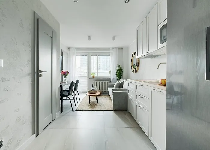Emilii Plater 55 Center 3 Bedrooms Living Room Balcony