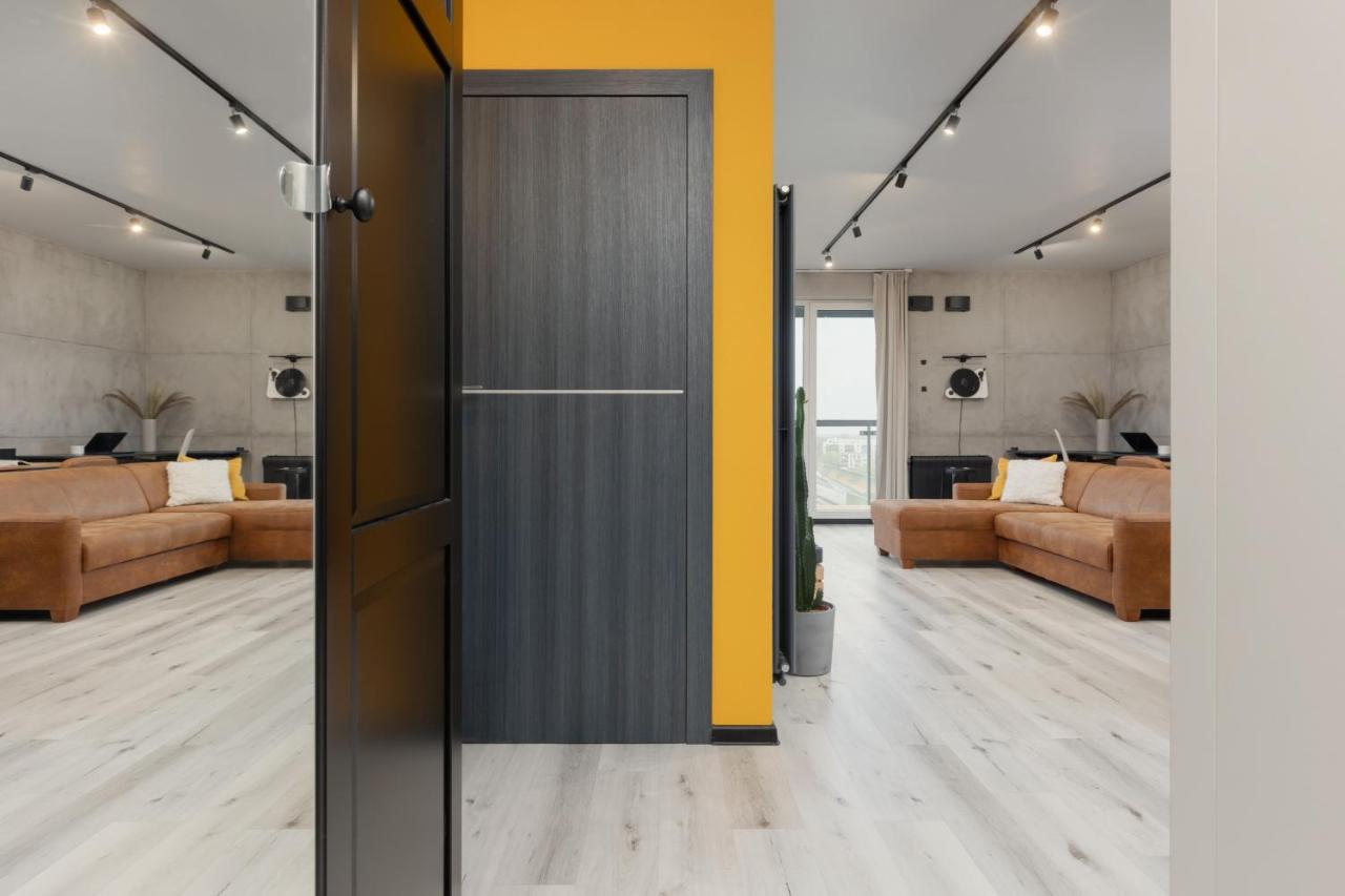 Industrial Pet-friendly With Movie Projector By Renters Apartment