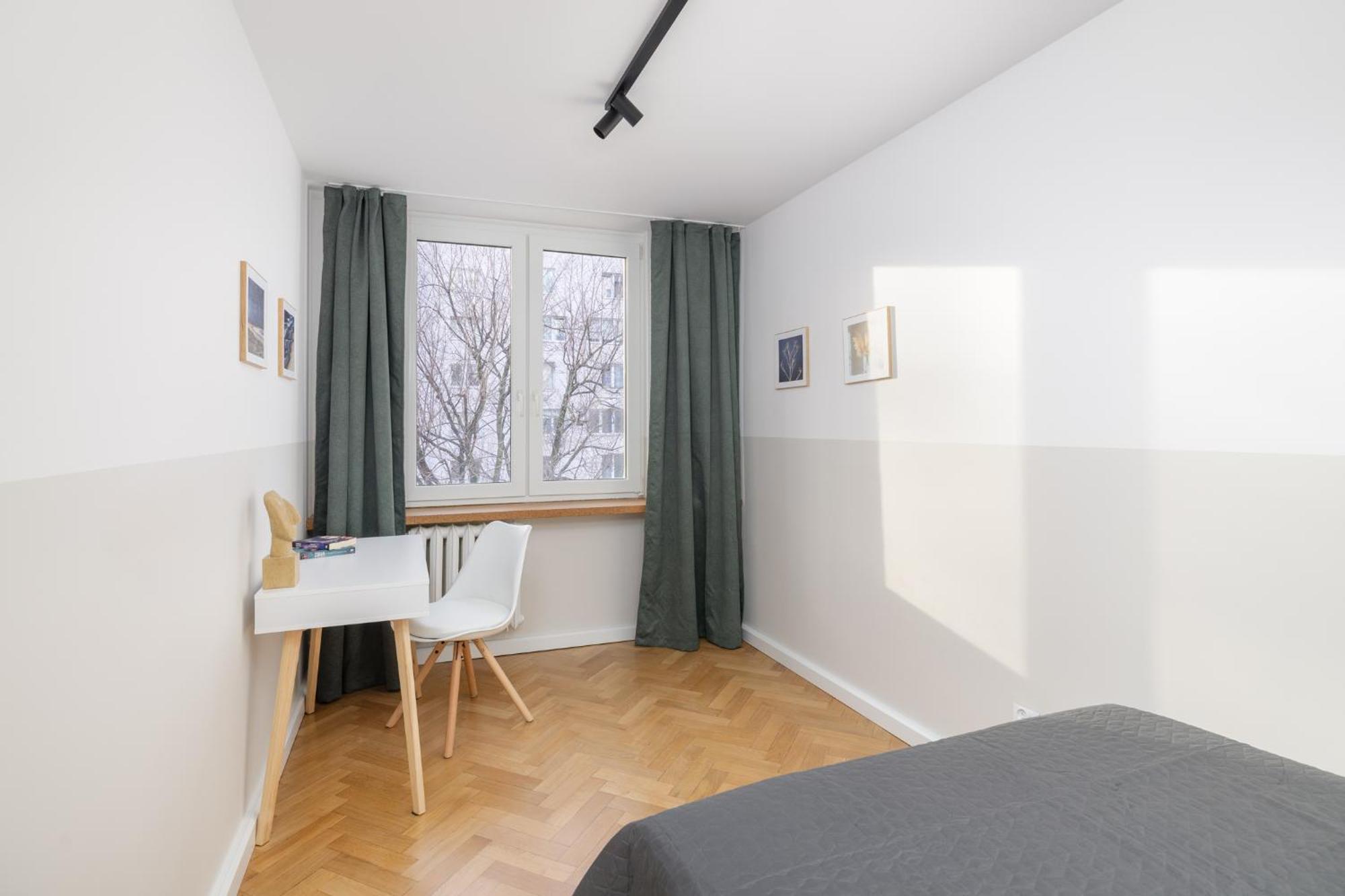 Apartment Muranow Modern With Balcony Ecru Wwa70