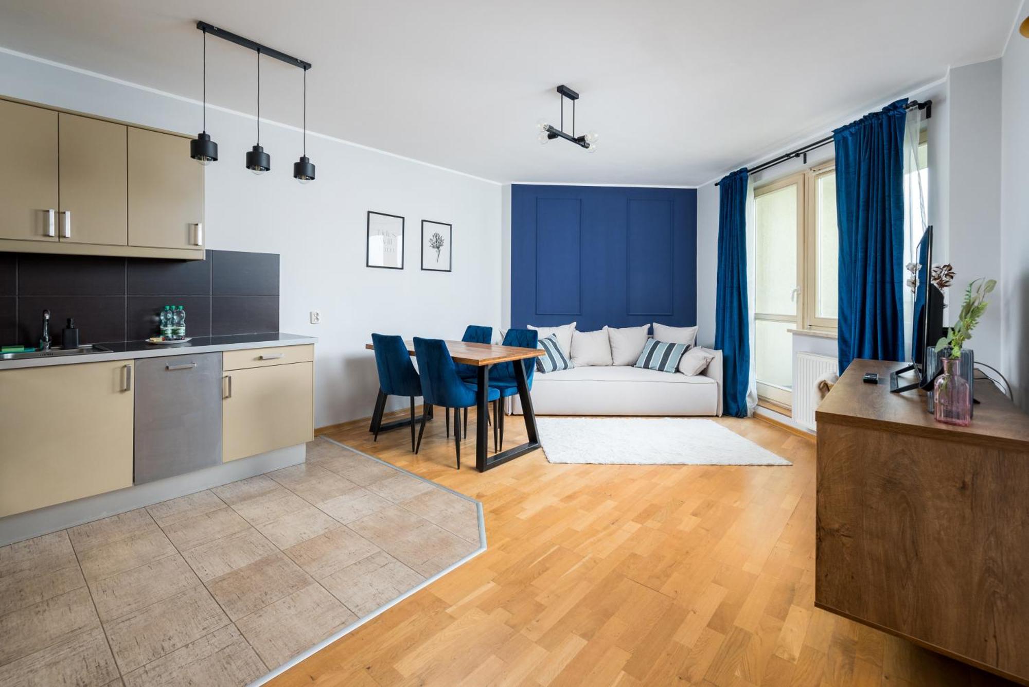 Apartament Metro Wilanowska Blue