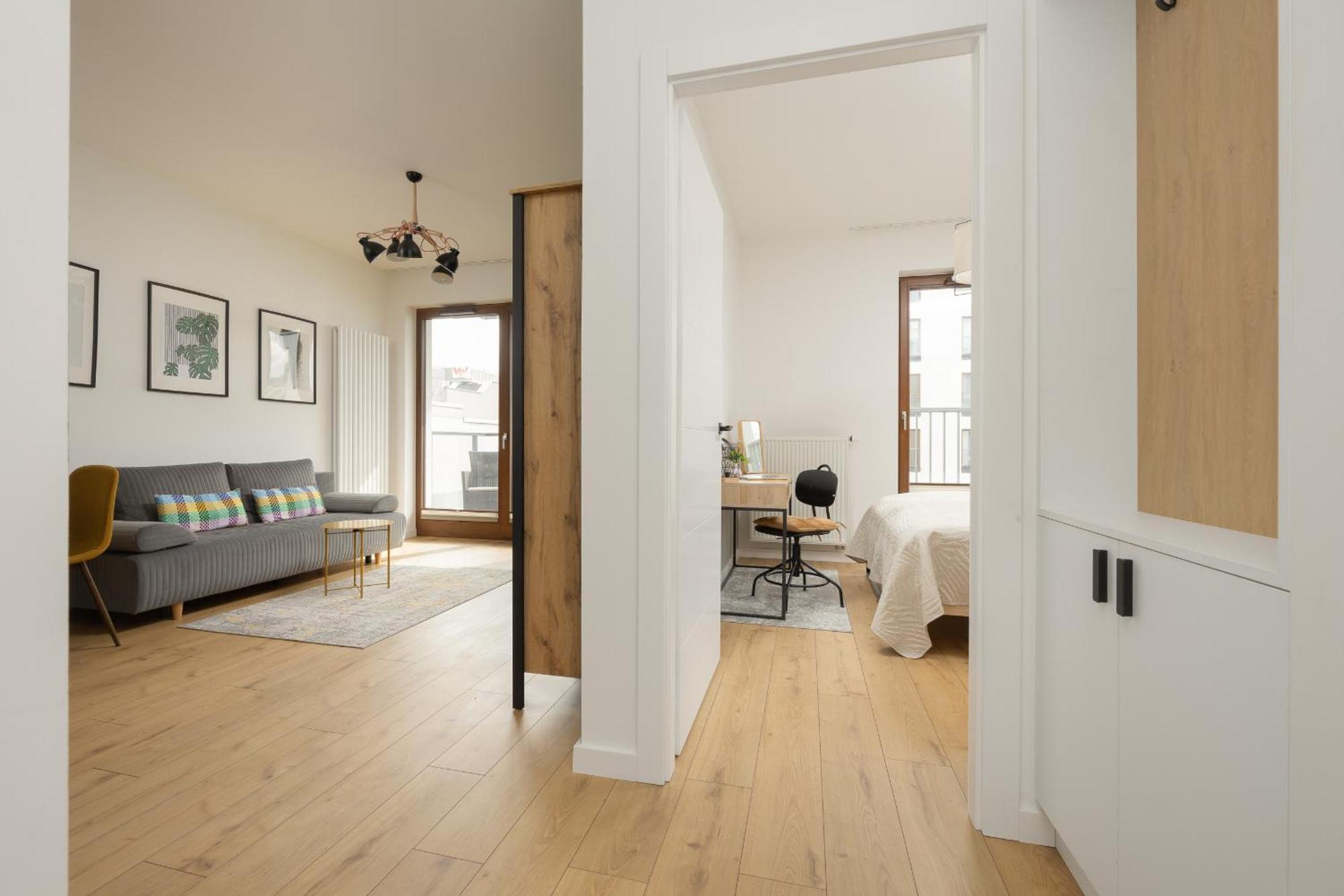 With Parking And Balcony In Mokotow By Rent Like Apartment