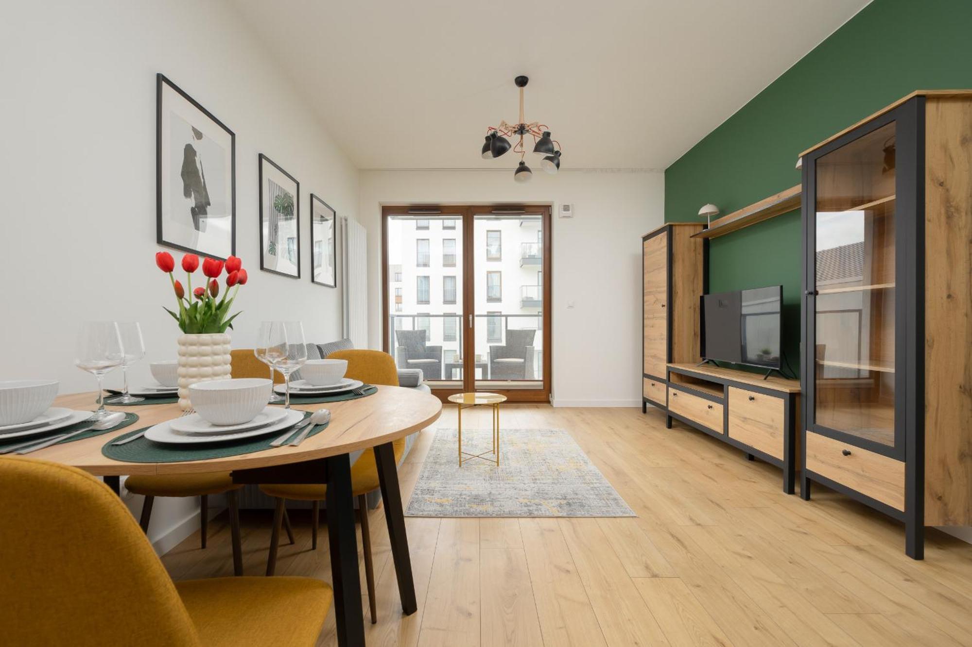 Apartment With Parking And Balcony In Mokotow By Rent Like Warsaw