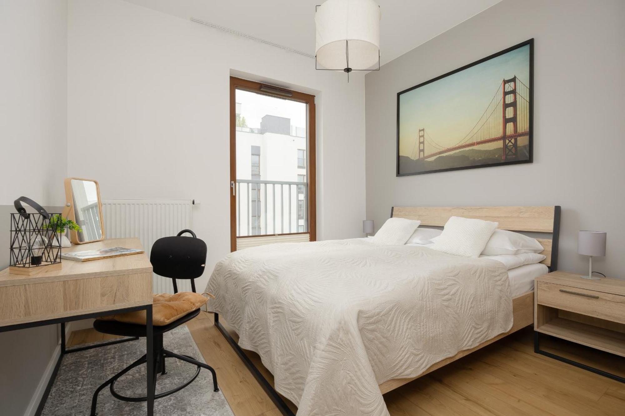 Apartment With Parking And Balcony In Mokotow By Rent Like