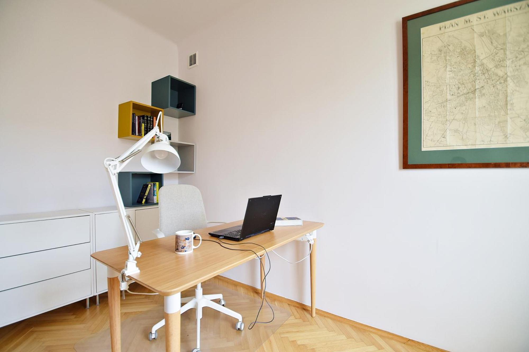 View - 63m2, Location, Workspace - By Rentujemy Warsaw