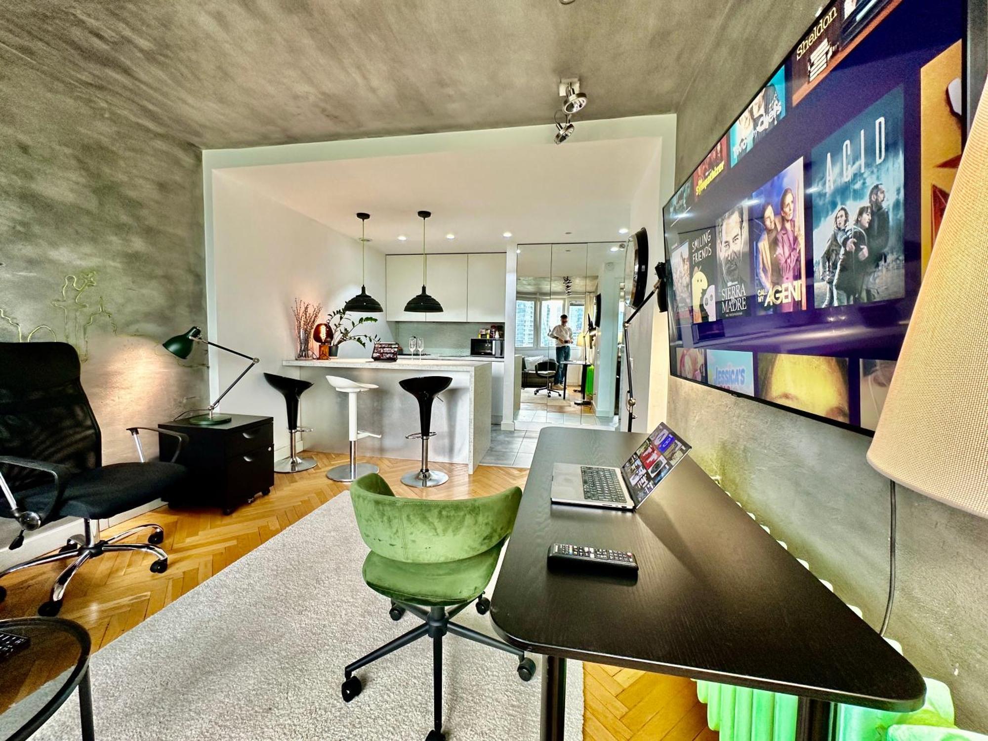 Apartment Palace 2 Wifi 600 Mbs 55'tv Netflix Hbo 2xmetro Appletv