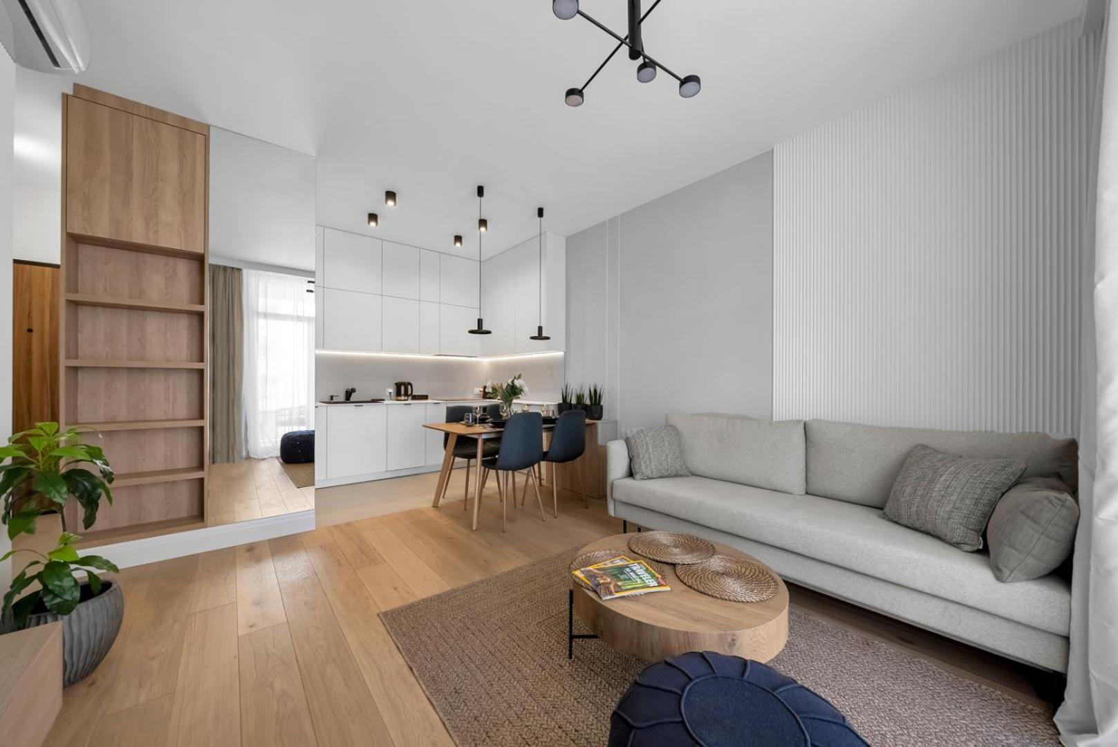 Apartment Mokotow - Balcony, Ac, Bus & Park Nearby Warsaw