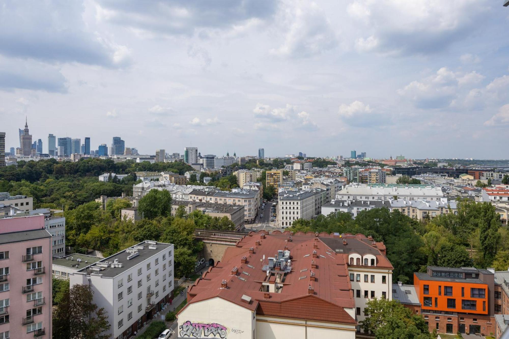 On The 15th Floor With A View Of The Panorama By Renters * Warszawa