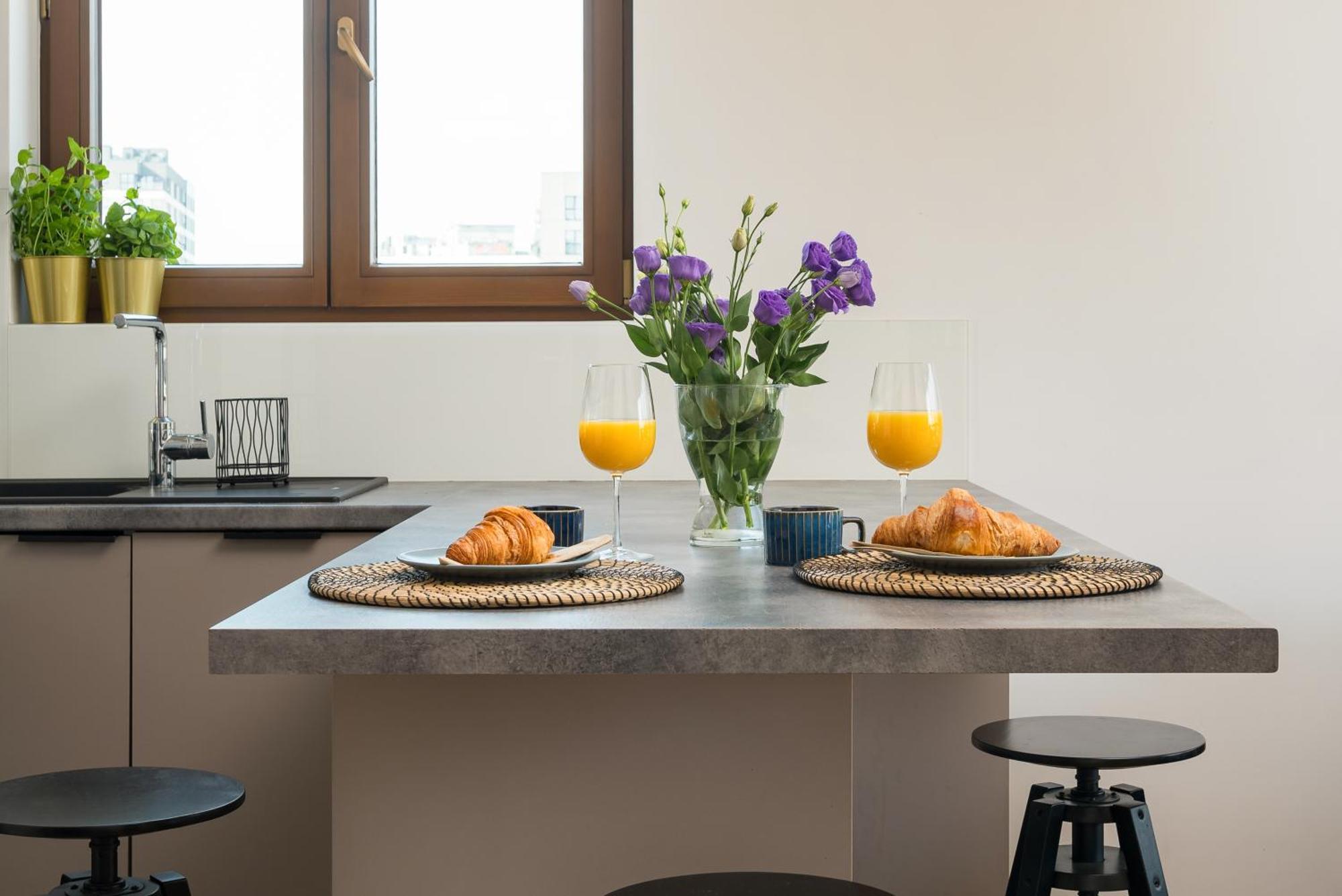 Apartment Luxury 2-bedroom Penthouse Skyline 15m Terrace, Garage, Gym, Rooftop & Only 500 M To Metro