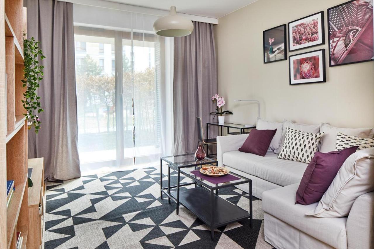 Modern Zoliborz Lux Near Center With Parking And Garden Apartamento Varsóvia