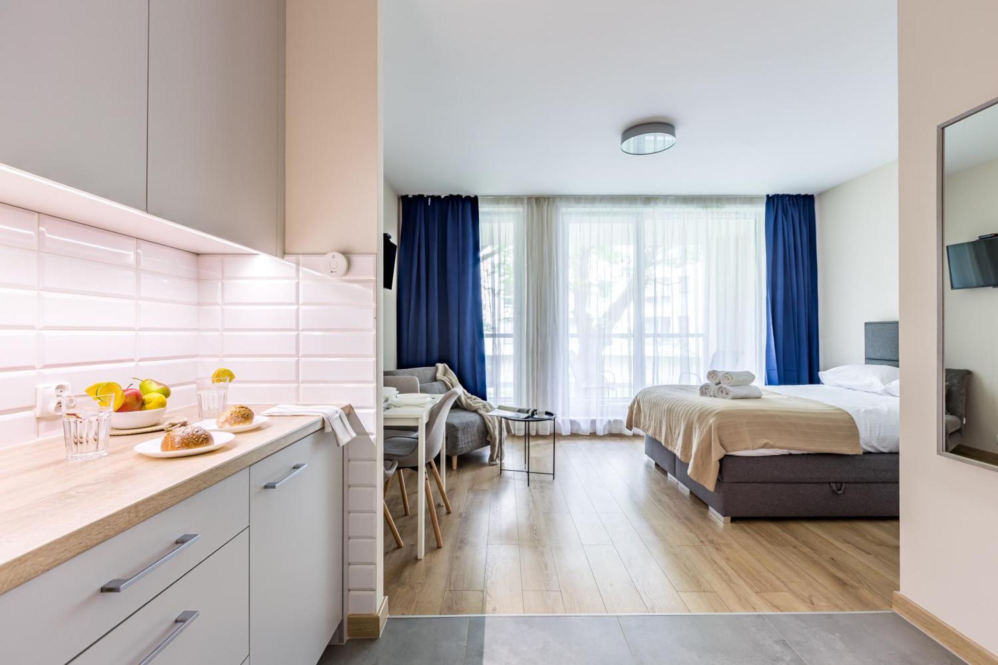 Apartament Wola Nest By Aparo - Metro Rondo Daszynskiego, Centrum, Browary Warszawskie, Winda, Balkon