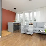 Modern Studio With Balcony Warsaw Mokotow By Noclegi Renters