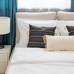 Ecru Boho Living With City View