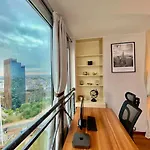 Warsaw Skyline View, City Loft With Parking Space