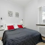 Exclusive Grey And Red Apartment In Warsaw Center By Noclegi Renters