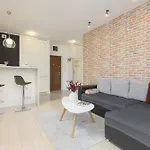Subtle Colors Apartment In Warsaw With Furnished Balcony By Renters