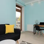 Woronicza Apartment With Balcony In Warsaw\'S Mokotow By Noclegi Renters
