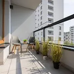 Metro Targowek One Bedroom Apartment For 4 With Furnished Balcony By Noclegi Renters