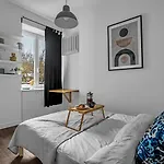 Warsaw Suite Near River - 58M2, Metro, Balcony