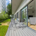 Air Conditioned Apartment With Furnished Garden In Warsaw Center By Renters Prestige