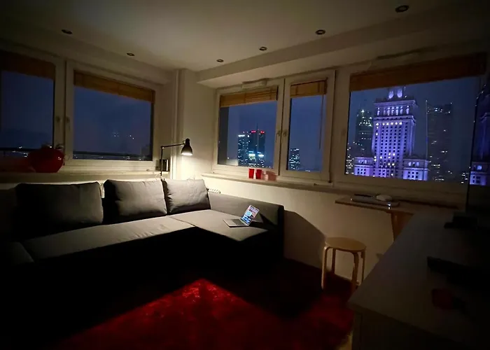 Super Apartament Red Centrum Best View In Town 2X Metro Fast Wifi 300 Mbs Netflix Appletv Smarttv Spotify Panorama Miasta