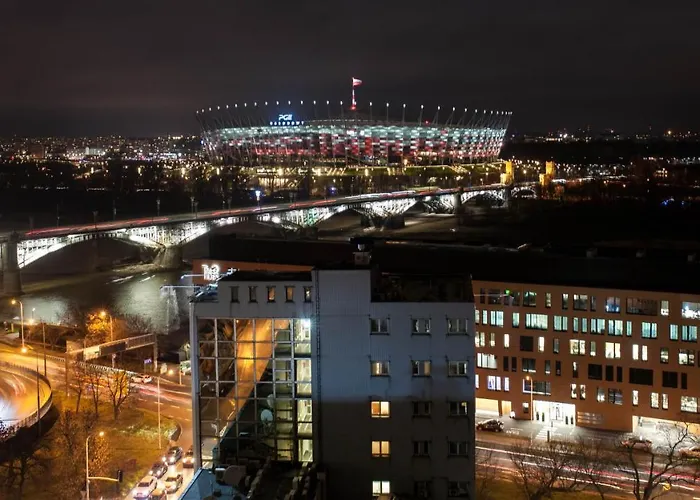 Apartment River Front, Great View From 14Th Floor, Next To Pge Narodowy Stadium, Torwar - By Warsawskyline Apartments