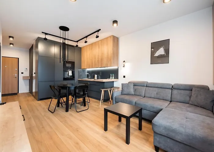 Zoliborz Obsidian Apartment