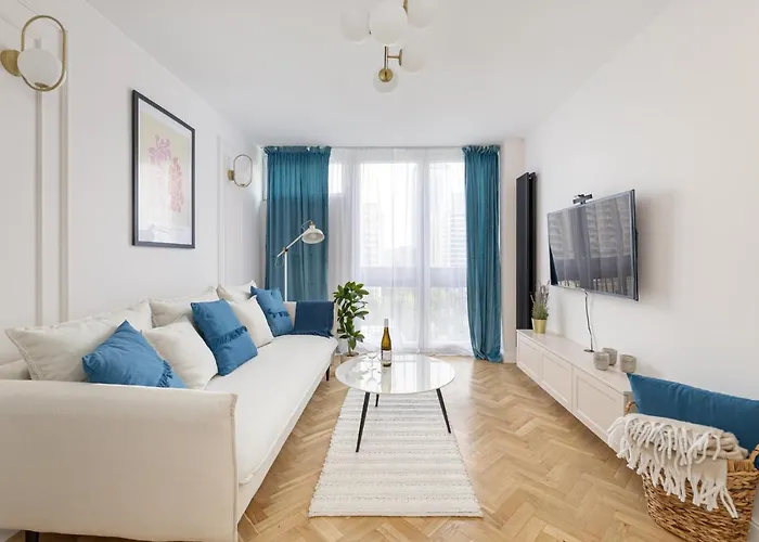 Ecru Boho Living With City View