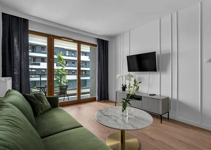 Kasprzaka 29A Business Apartments N2 - Parking, Balcony, Targi Expo - By Rentujemy