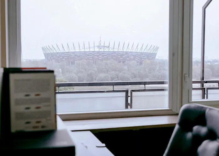 Salezego 6 Piekny Widok Na Stadion Narodowy Oraz Wisle Bardzo Duzy Balkon - Better Rental