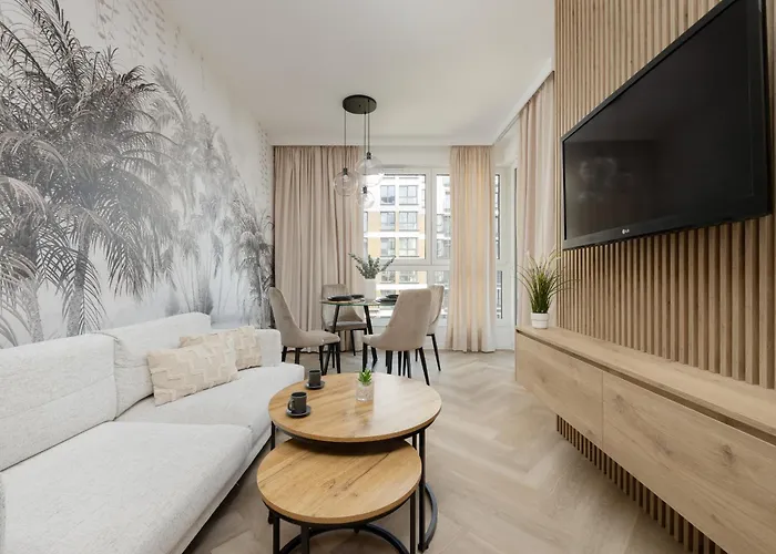Elegant Mokotow Studio With Balcony And Parking By Noclegi Renters