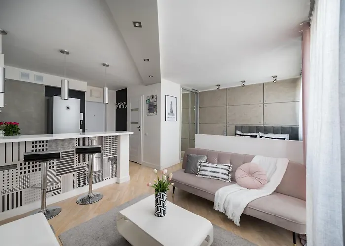 Air-Conditioned Premium Loft Warsaw Skyline Only 900 M To Central Station