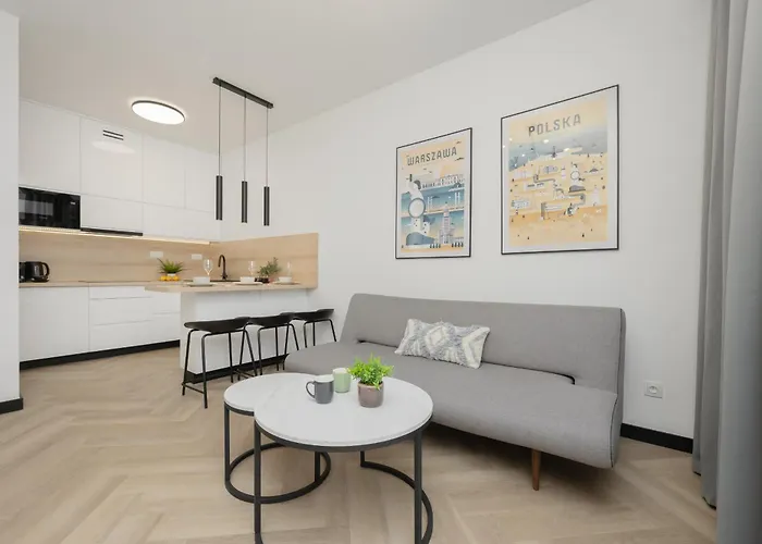 Przytulny Apartament Z Parkingiem I Tarasem W Warszawie By Rent Like Home