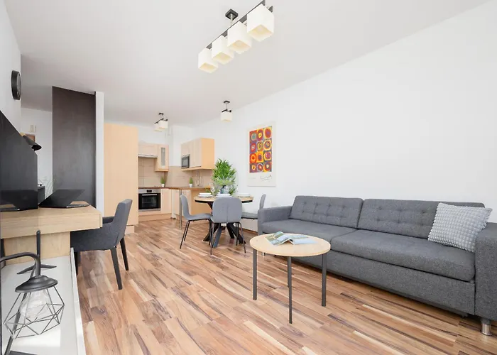 Spacious Apartment With Parking And Balcony By Noclegi Renters