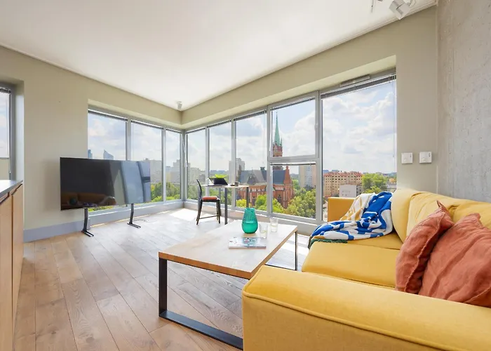 Studio With View Of Warsaw Panorama With Parking By Renters Prestige