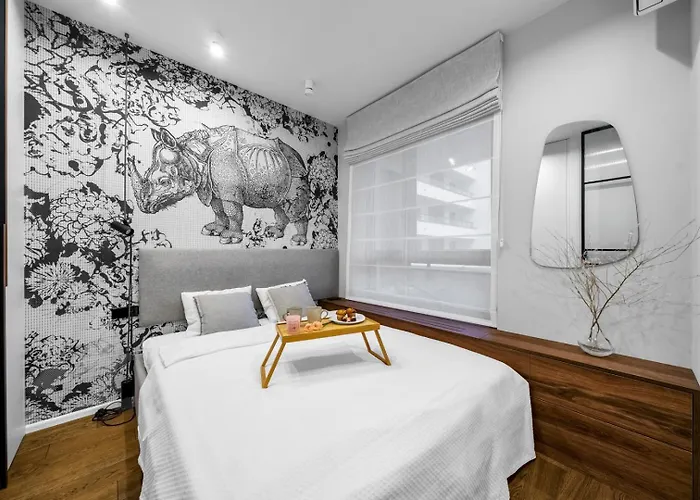 Warsaw Postepu Apartment - Parking, Balcony, Ac - By Rentujemy