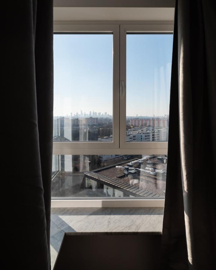 Apartment View Of The City Skyline Warschau