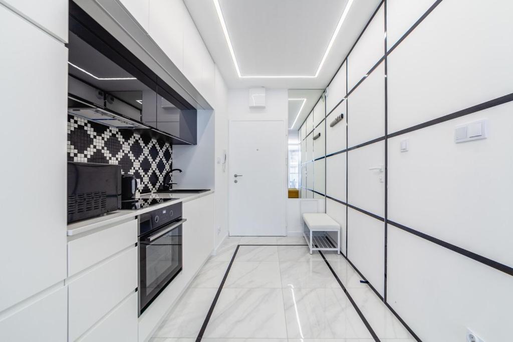 Luksusowy Z Tarasem Centrum Warszawy Apartament