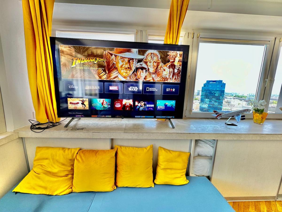 Apartment Sun Clima/ac Metro X2 Fast Wifi 500 Mbs 70'tv Netflix Appletv Hbo Warsaw