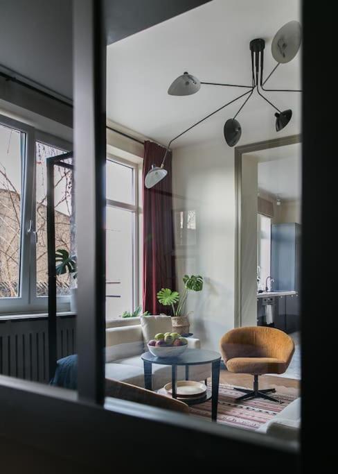 Dark Blue Apartment Warsaw